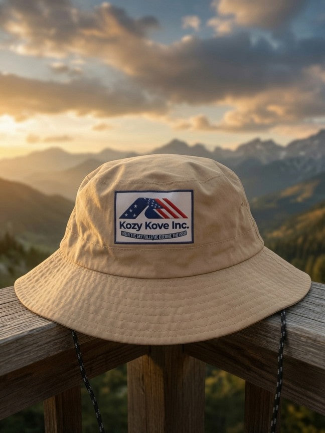 Kozy Kove Bucket Hat – When the Sky Falls, We Become the Roof