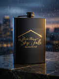 When the Sky Falls Become the Roof Hip Flask