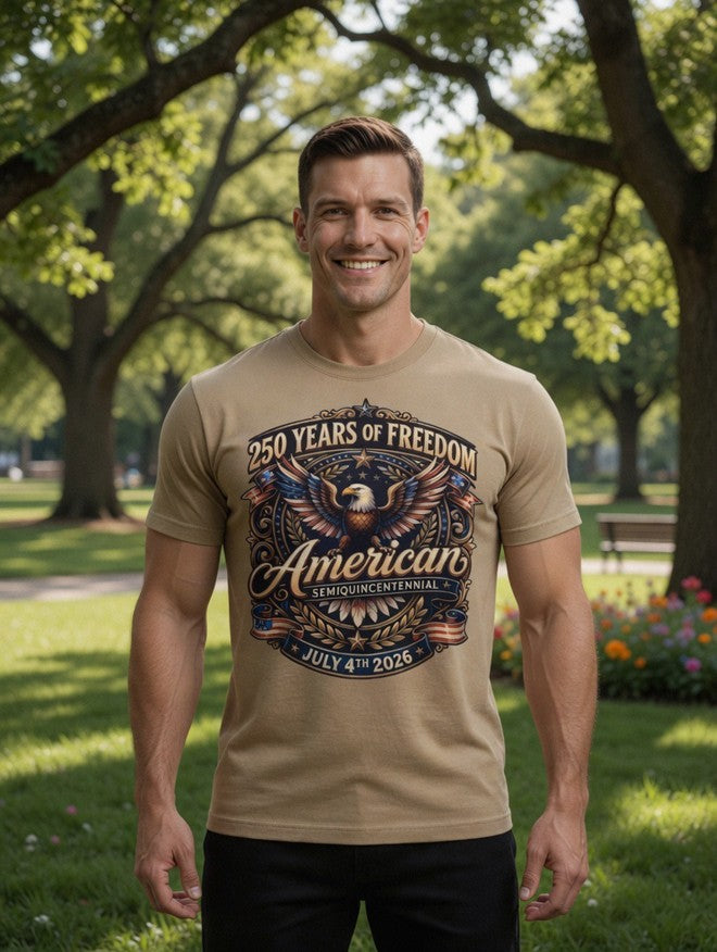 American SemiQuincentennial Graphic T-Shirt