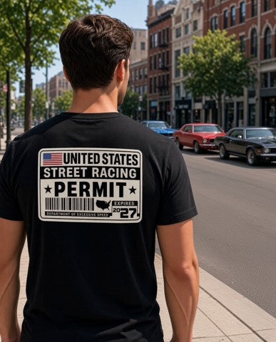 United States Street Racing Permit Tee
